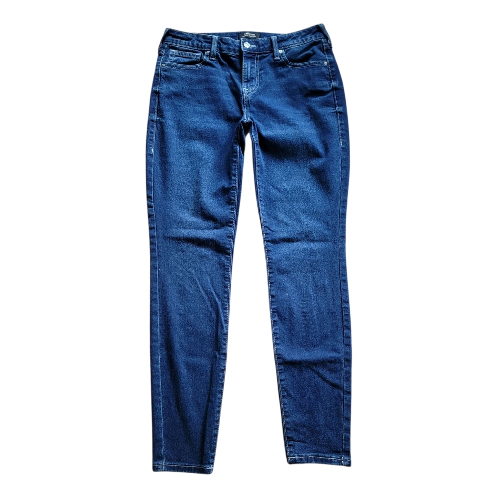 True Religion‎ Jennie Curvy Mid Rise Crop Skinny Jeans Size 27